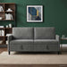 Bank met opslag Donkergrijs 172 x 78 x 87 cm Polyester