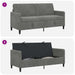 Bank met opslag Donkergrijs 172 x 78 x 87 cm Polyester