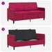 Bank met opslag Wijnrood 172 x 78 x 87 cm Polyester