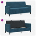 Bank met opslag Blauw 172 x 78 x 87 cm Polyester