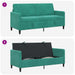 Bank met opslag Turquoise 172 x 78 x 87 cm Polyester