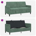 Bank met opslag Zeegroen 172 x 78 x 87 cm Polyester