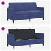 Bank met opslag Politieblauw 172 x 78 x 87 cm Polyester