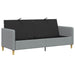 Bank met opslag Lichtgrijs 192 x 78 x 87 cm Polyester