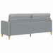 Bank met opslag Lichtgrijs 192 x 78 x 87 cm Polyester