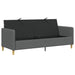 Bank met opslag Donkergrijs 192 x 78 x 87 cm Polyester