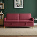 Bank met opslag Wijnrood 192 x 78 x 87 cm Polyester