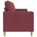 Bank met opslag Wijnrood 192 x 78 x 87 cm Polyester