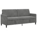 Bank met opslag Donkergrijs 192 x 78 x 87 cm Polyester