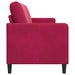 Bank met opslag Wijnrood 192 x 78 x 87 cm Polyester