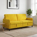 Bank met opslag Geel 192 x 78 x 87 cm Polyester