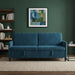 Bank met opslag Blauw 192 x 78 x 87 cm Polyester