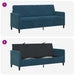 Bank met opslag Blauw 192 x 78 x 87 cm Polyester