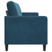 Bank met opslag Blauw 192 x 78 x 87 cm Polyester