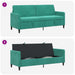 Bank met opslag Turquoise 192 x 78 x 87 cm Polyester