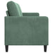 Bank met opslag Zeegroen 192 x 78 x 87 cm Polyester