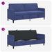 Bank met opslag Politieblauw 192 x 78 x 87 cm Polyester