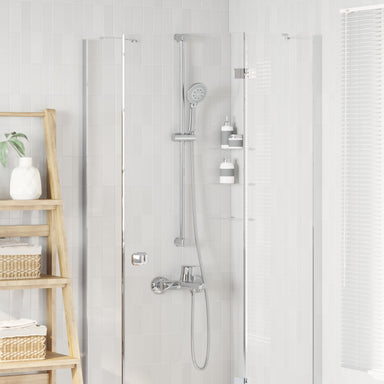 Doucheset Chroom 150 cm Roestvrij staal
