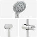 Douchesysteem set Chroom 70 cm Roestvrij staal