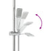 Douchesysteem set Chroom 70 cm Roestvrij staal