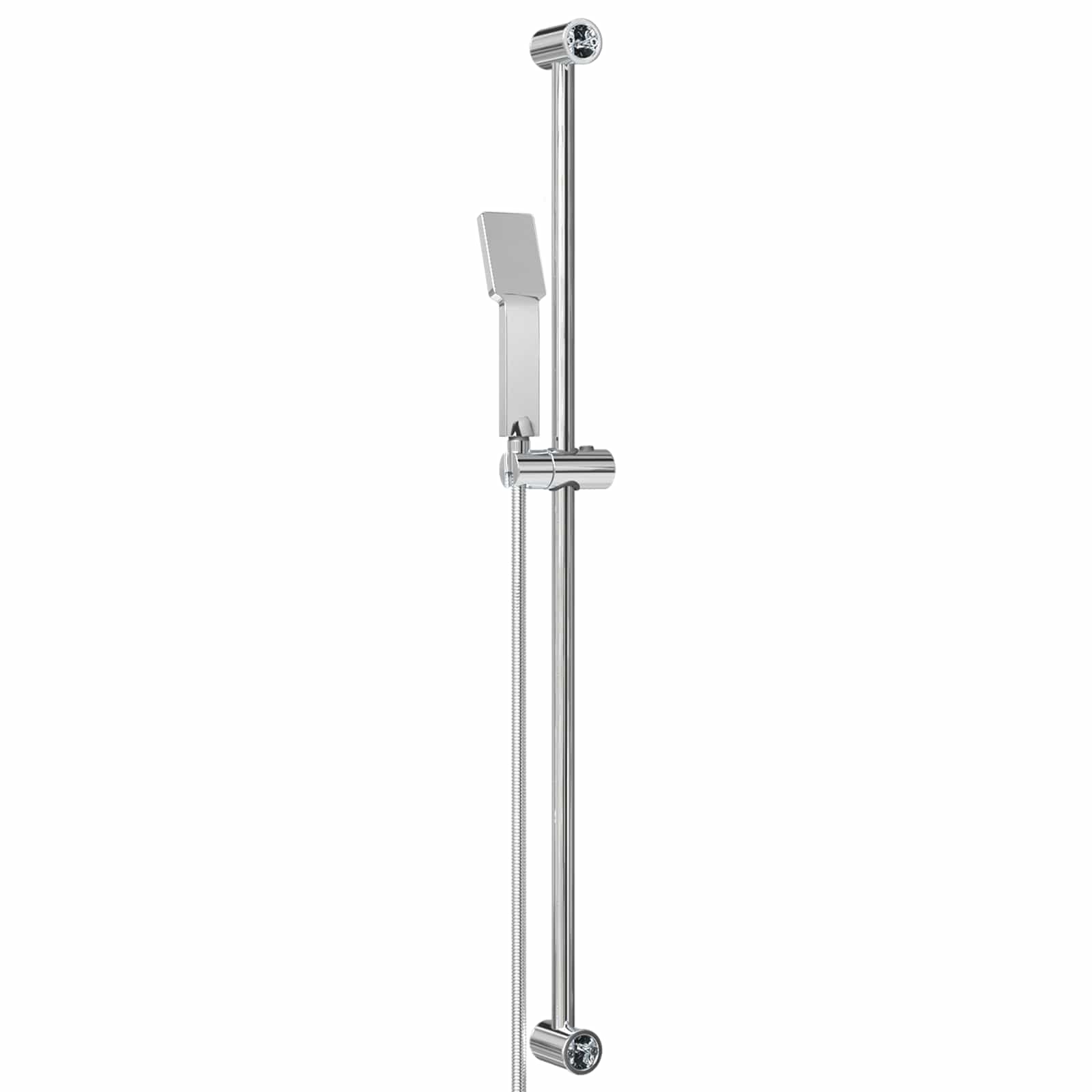 Douchesysteem set Chroom 100 cm Roestvrij staal