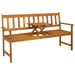 Tuinbank 158 x 55 x 89 cm Massief Acaciahout Naturel