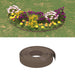 Tuinkanten 25 m 10 cm PE Bruin