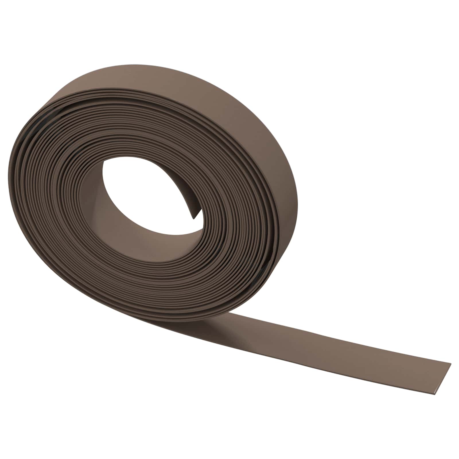 Tuinkanten 25 m 10 cm PE Bruin