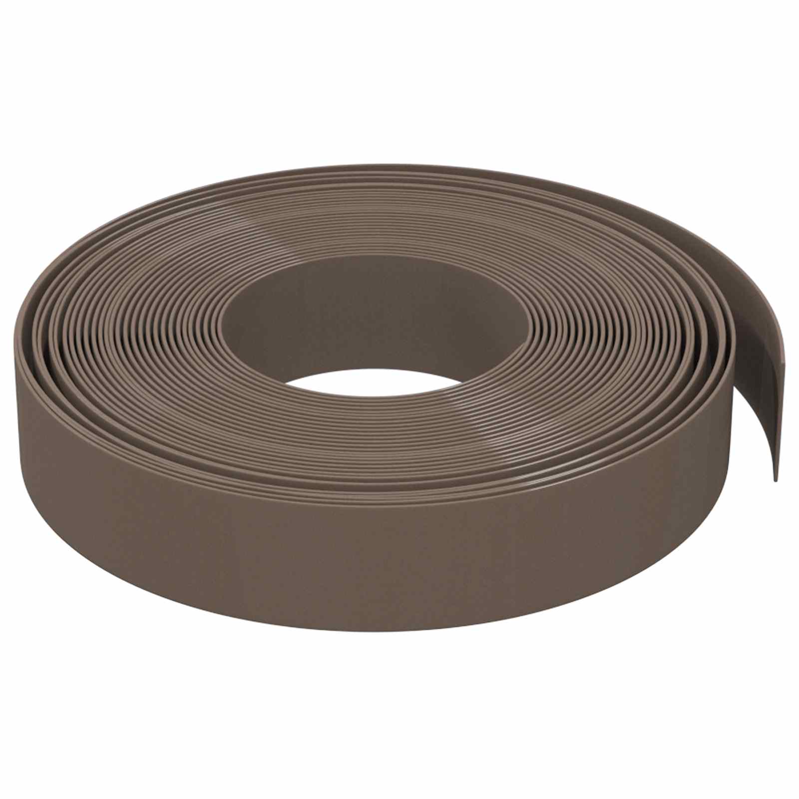 Tuinkanten 25 m 10 cm PE Bruin