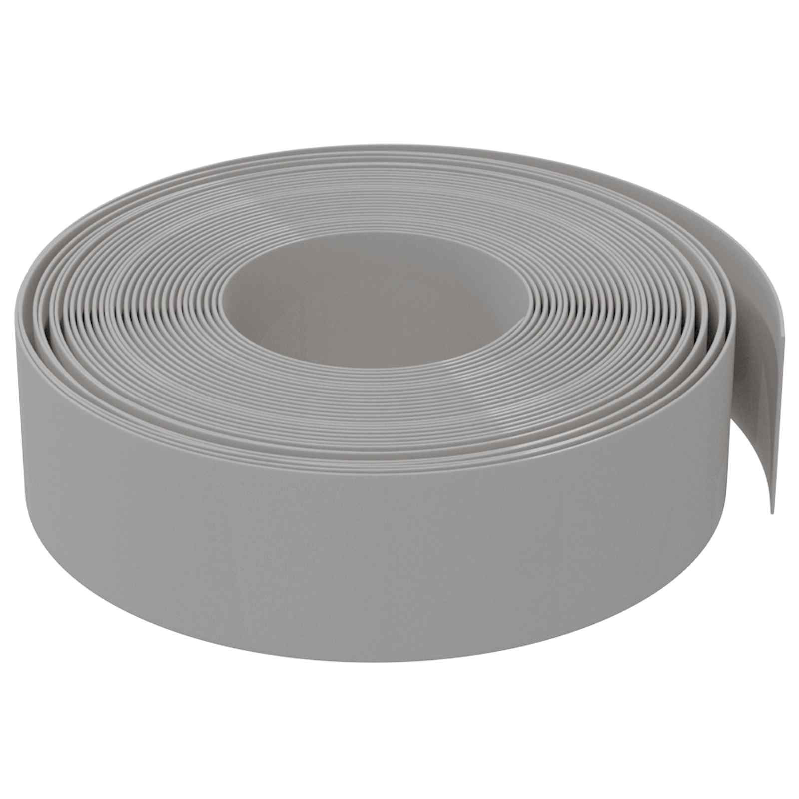 Tuinkanten 25 m 15 cm PE Grijs