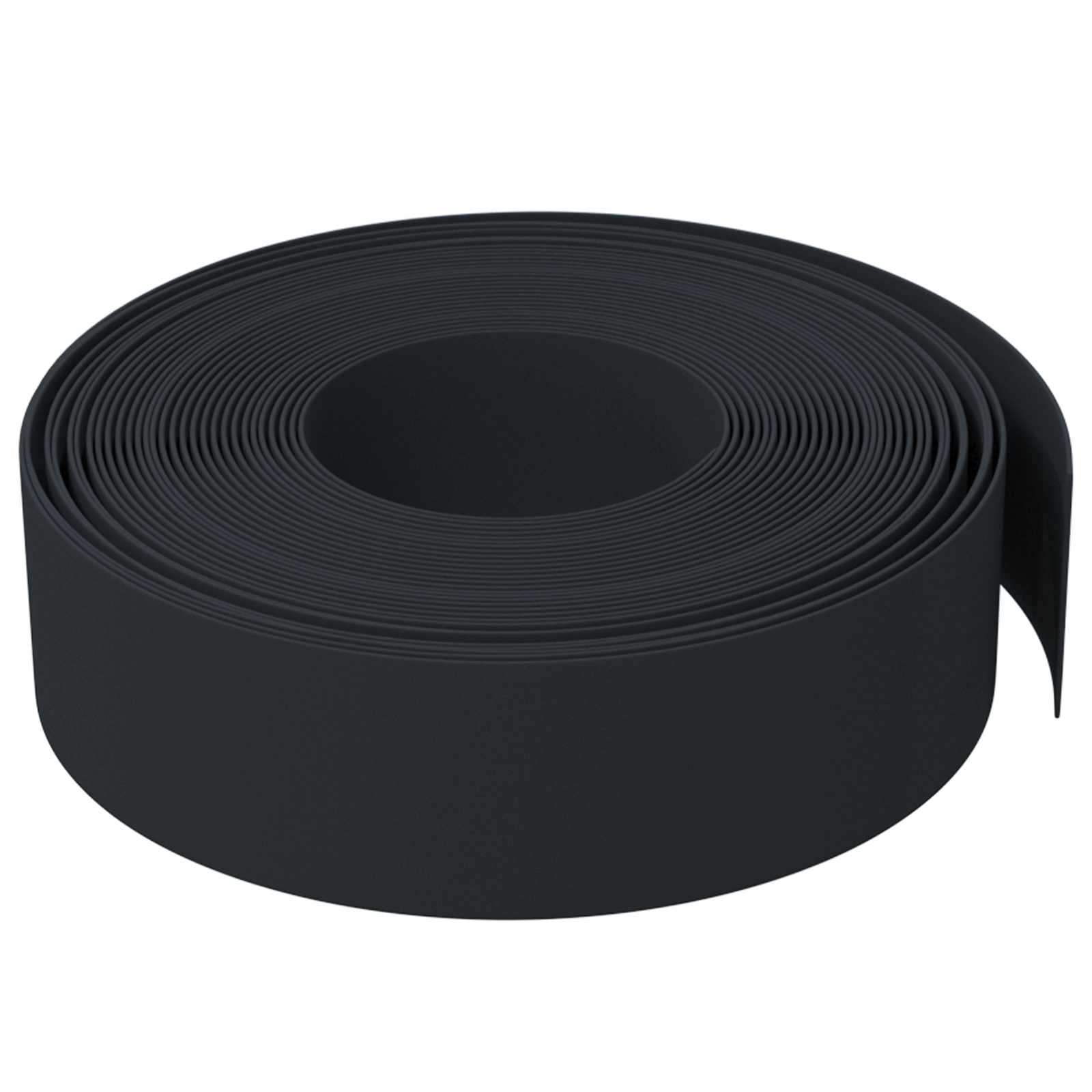 Tuinkanten 25 m 15 cm PE Zwart