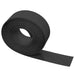 Gazonrand 25 m 20 cm PE Zwart