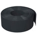 Gazonrand 25 m 20 cm PE Zwart