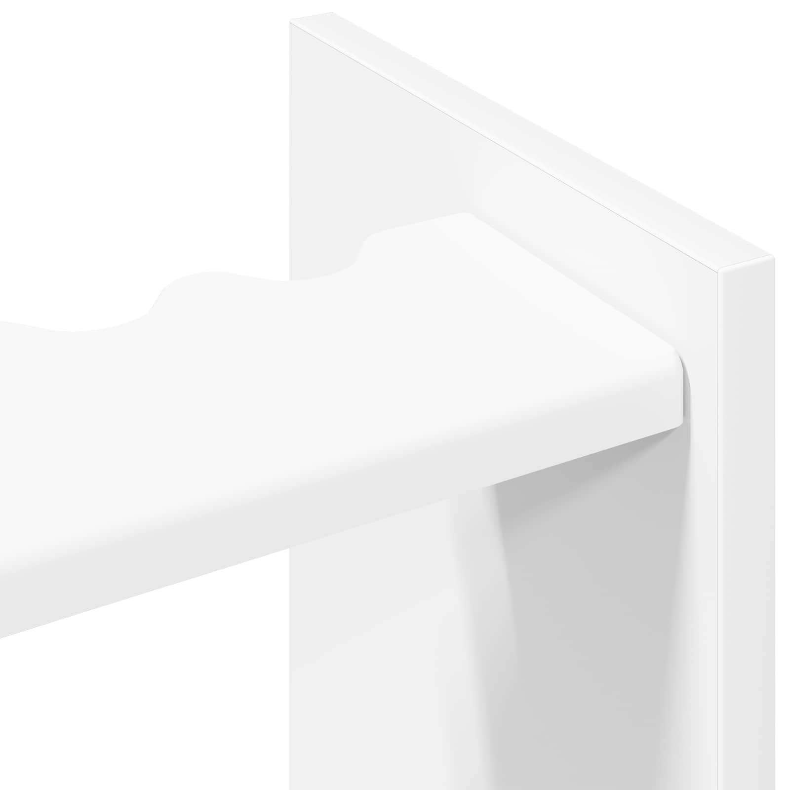 Biljartkeu standaard Bewerkt hout 60 x 20 x 57 cm Wit