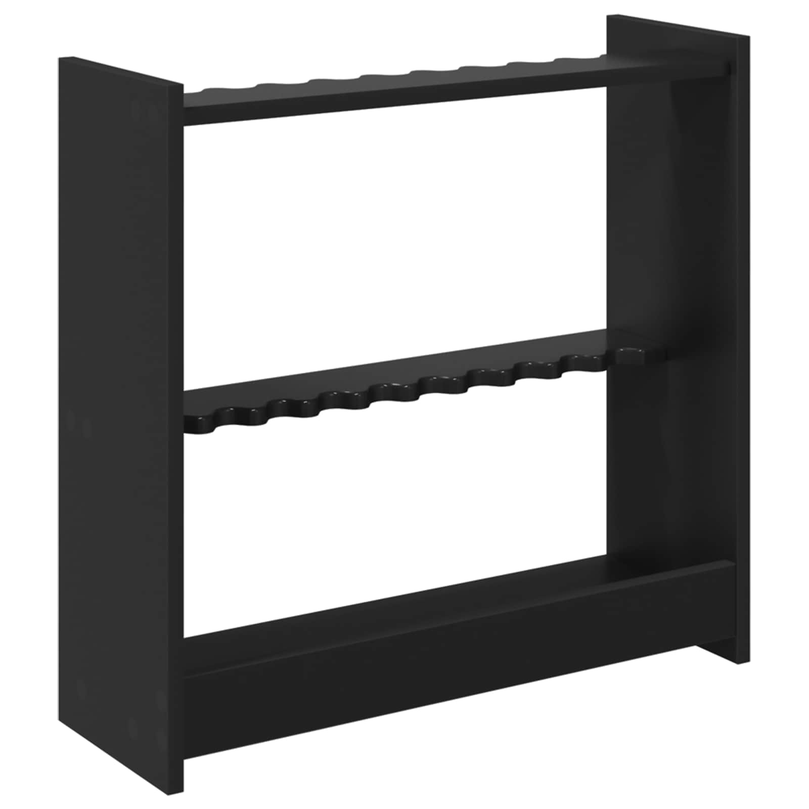 Biljartkeu standaard Bewerkt hout 60 x 20 x 57 cm Zwart