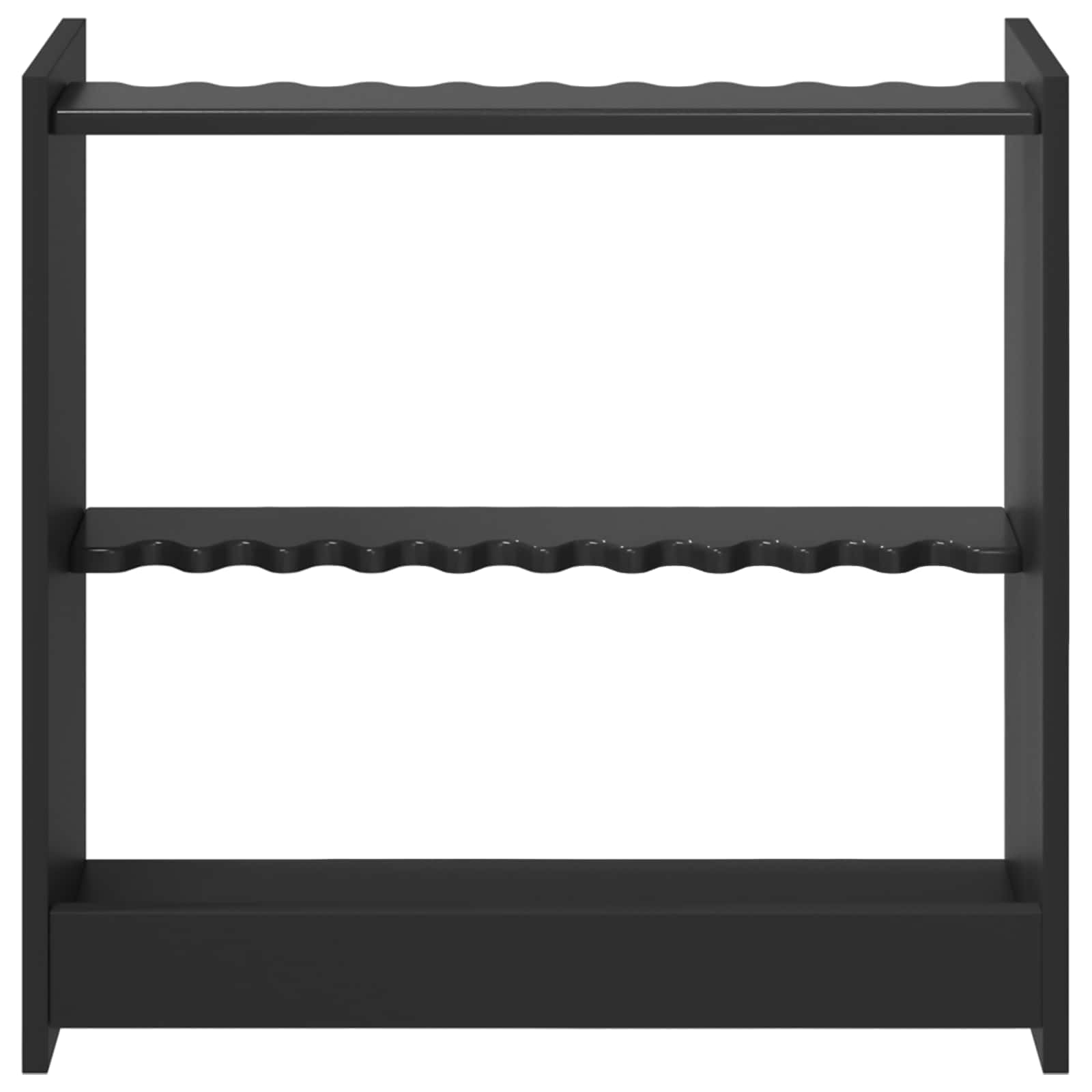 Biljartkeu standaard Bewerkt hout 60 x 20 x 57 cm Zwart