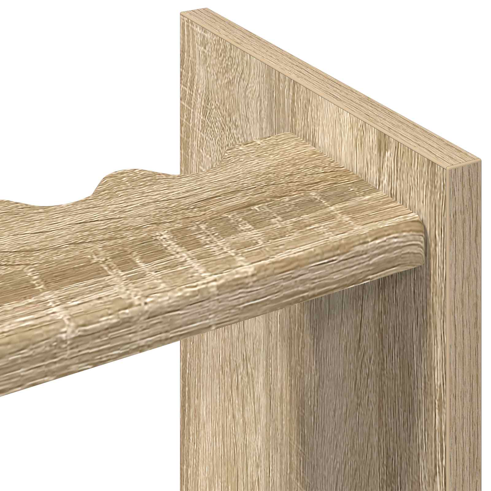 Biljartkeu standaard Bewerkt hout 60 x 20 x 57 cm Sonoma