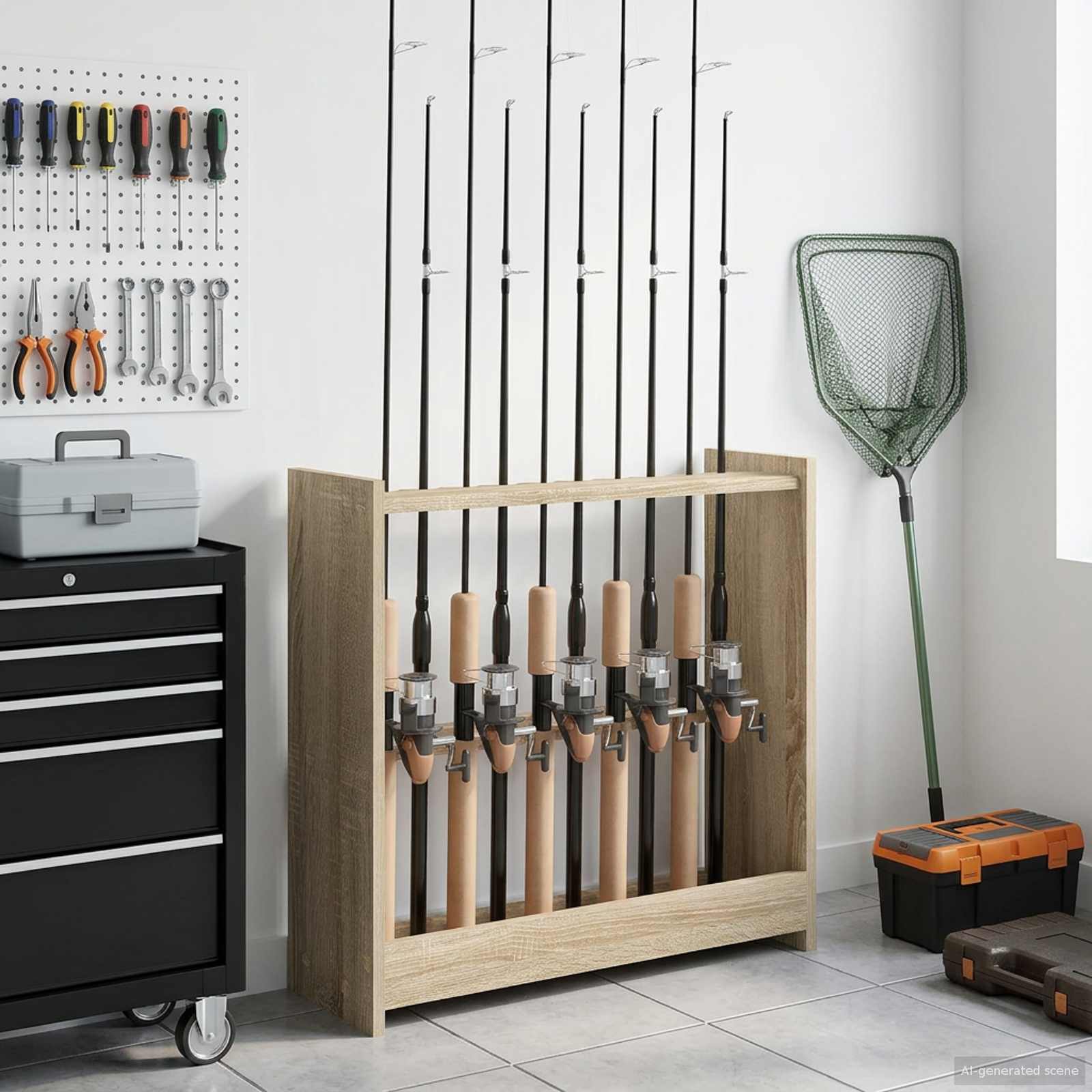 Biljartkeu standaard Bewerkt hout 60 x 20 x 57 cm Sonoma