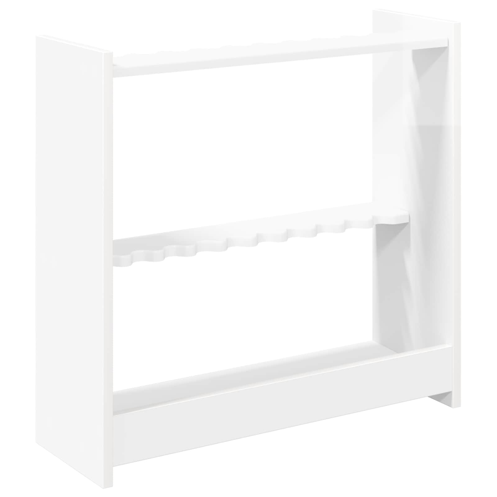 Biljartkeu standaard Bewerkt hout 60 x 20 x 57 cm Glanzend Wit