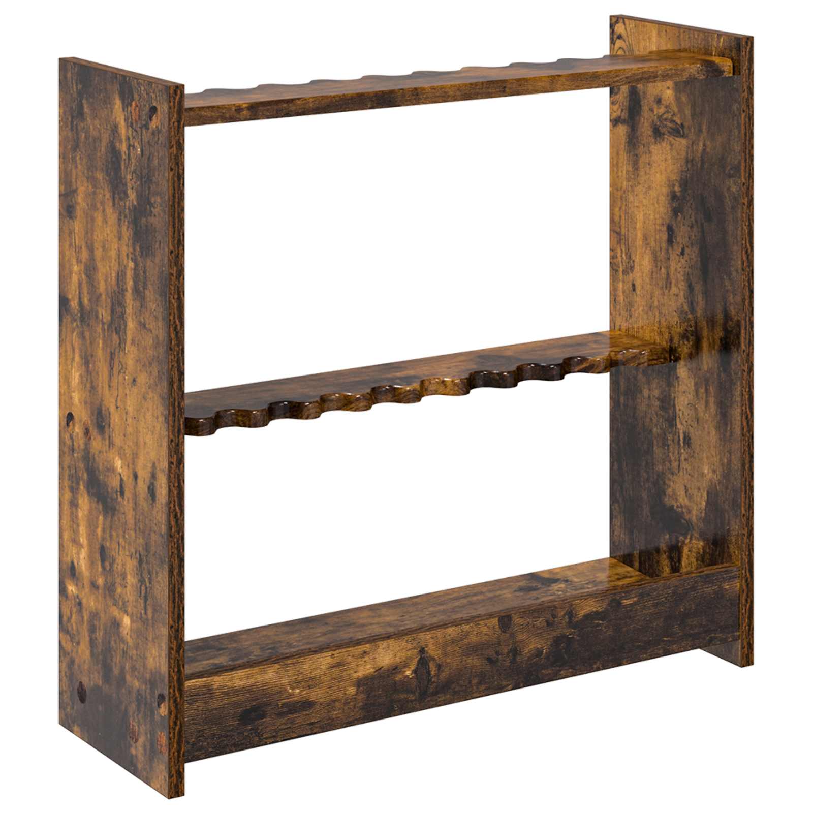Biljartkeu standaard Bewerkt hout 60 x 20 x 57 cm Gerookt eiken