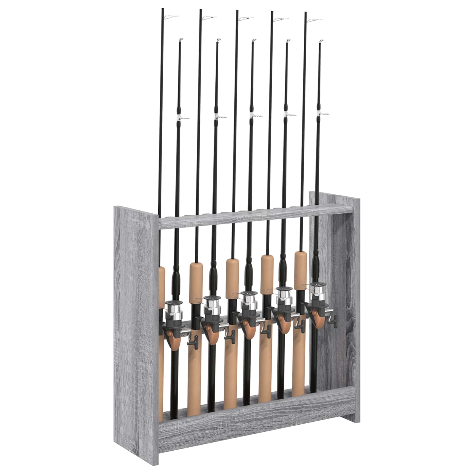 Biljartkeu standaard Bewerkt hout 60 x 20 x 57 cm Grijs Sonoma