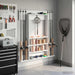 Biljartkeu standaard Bewerkt hout 93 x 12 x 103 cm Wit