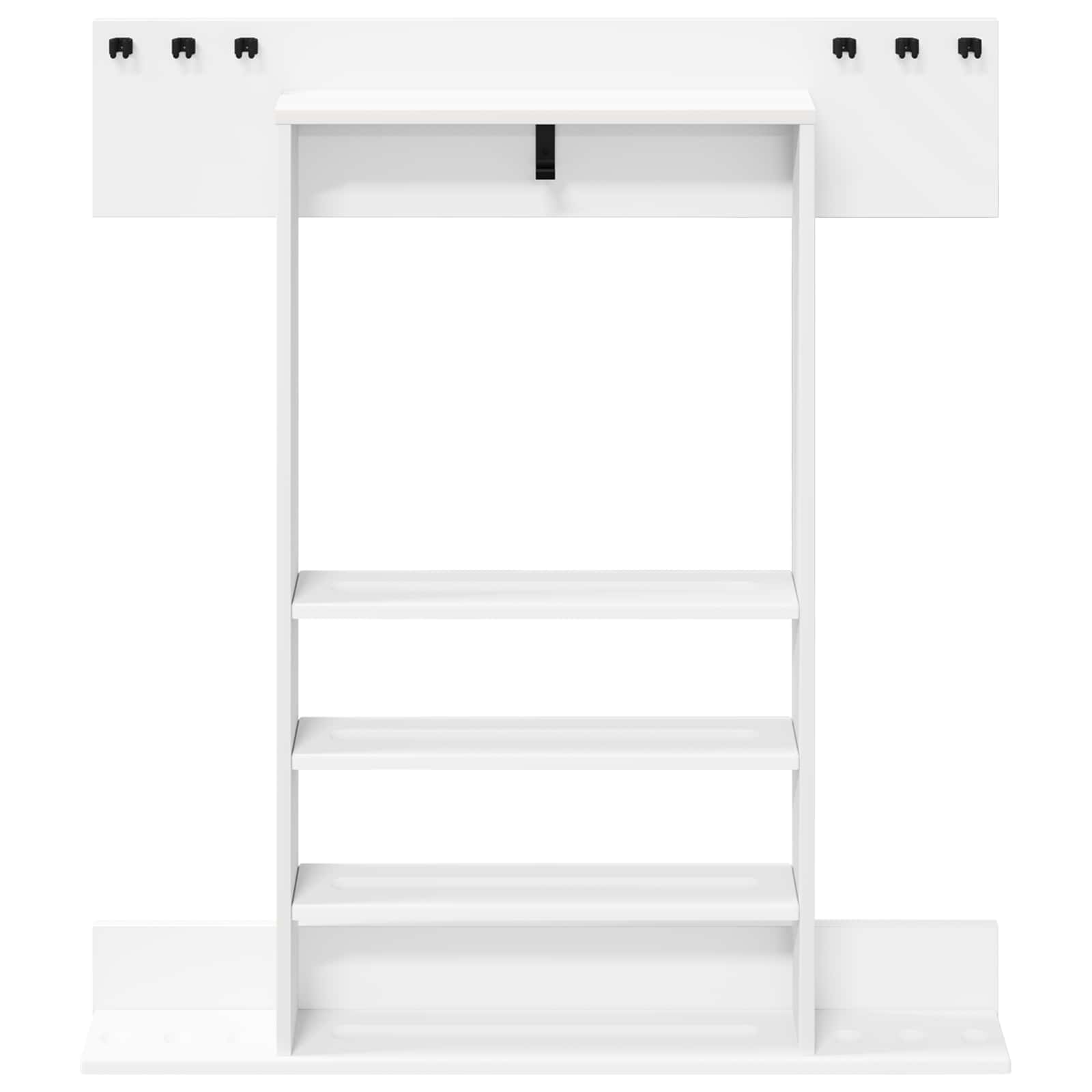 Biljartkeu standaard Bewerkt hout 93 x 12 x 103 cm Wit