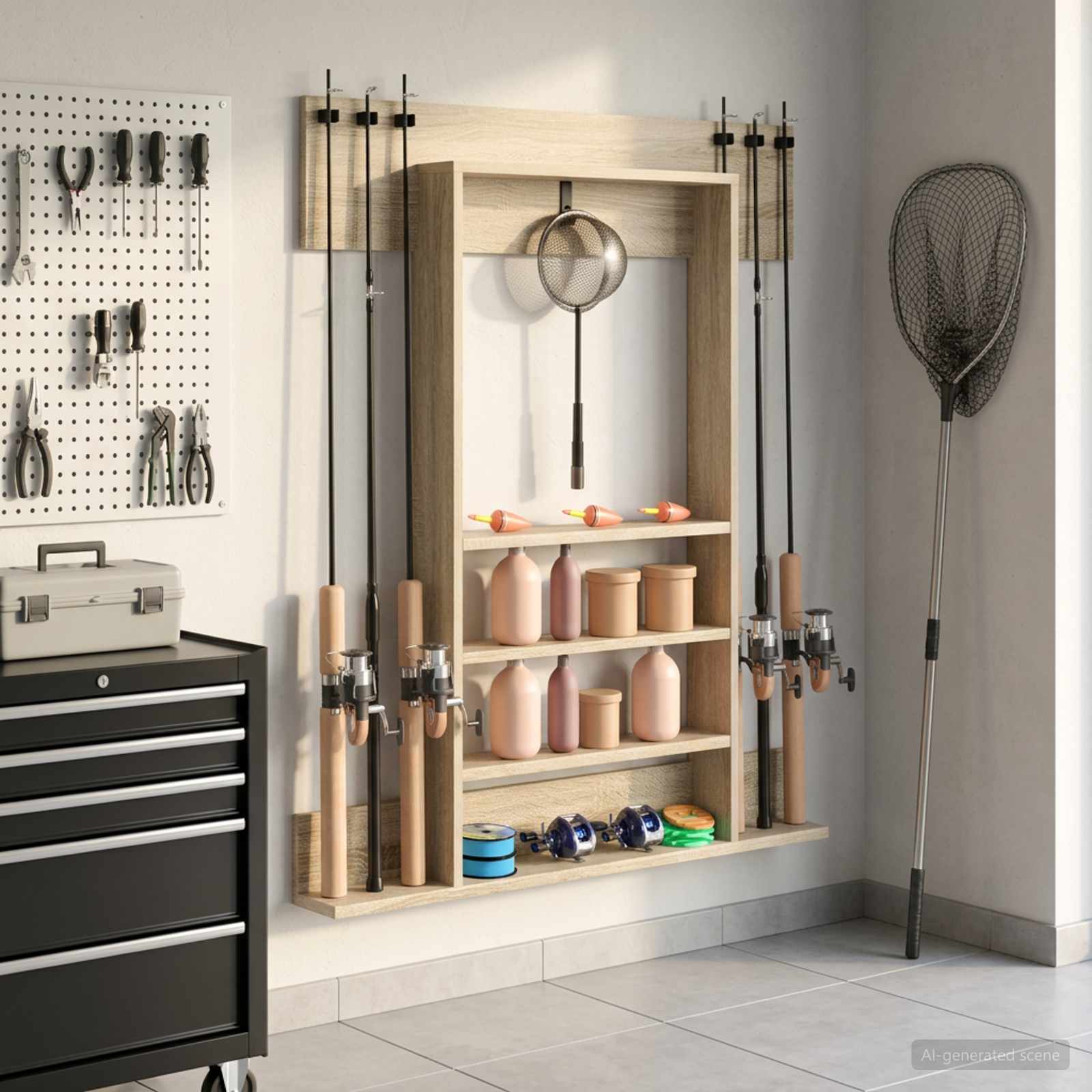 Biljartkeu standaard Bewerkt hout 93 x 12 x 103 cm Sonoma