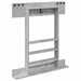 Biljartkeu standaard Bewerkt hout 93 x 12 x 103 cm Betongrijs