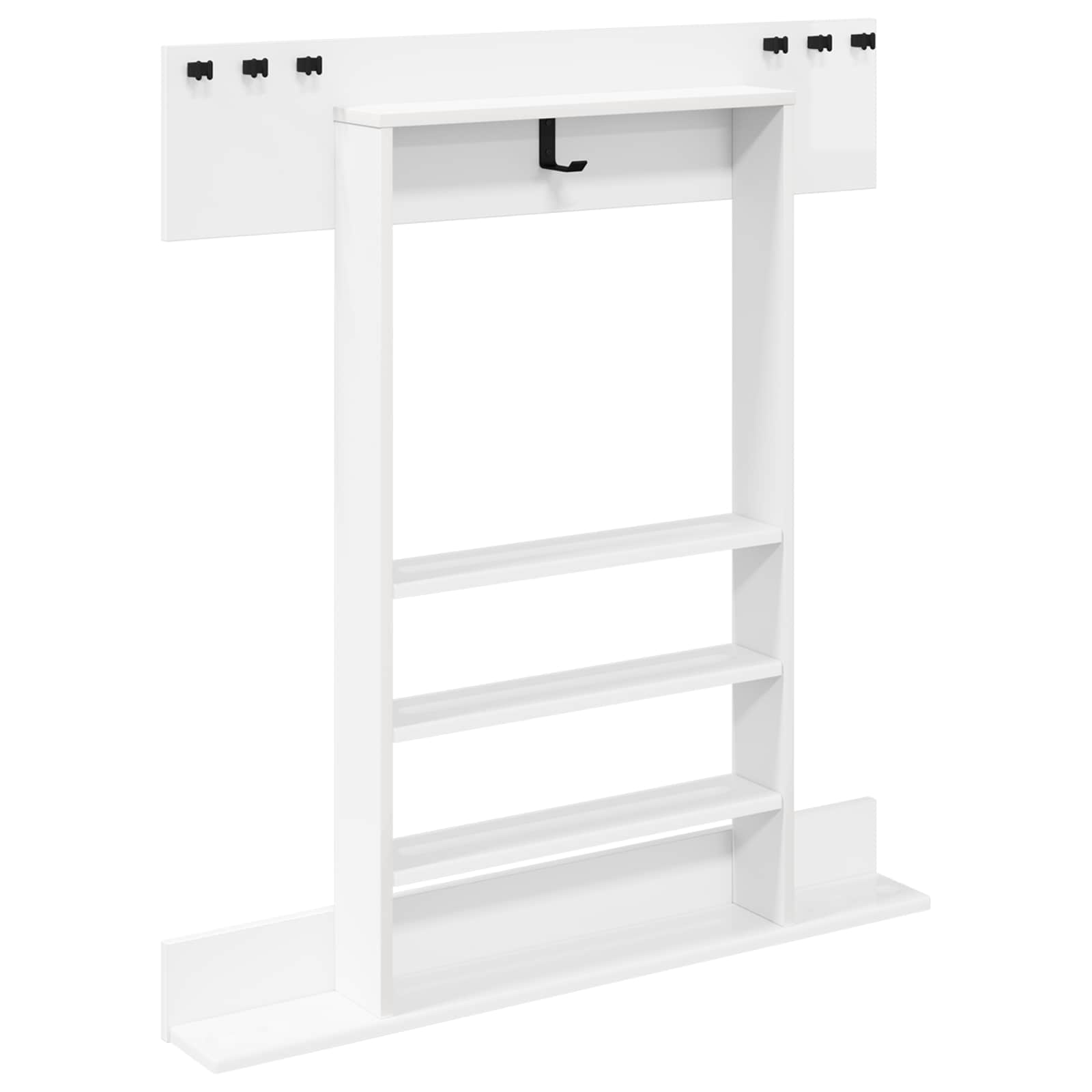 Biljartkeu standaard Bewerkt hout 93 x 12 x 103 cm Glanzend Wit