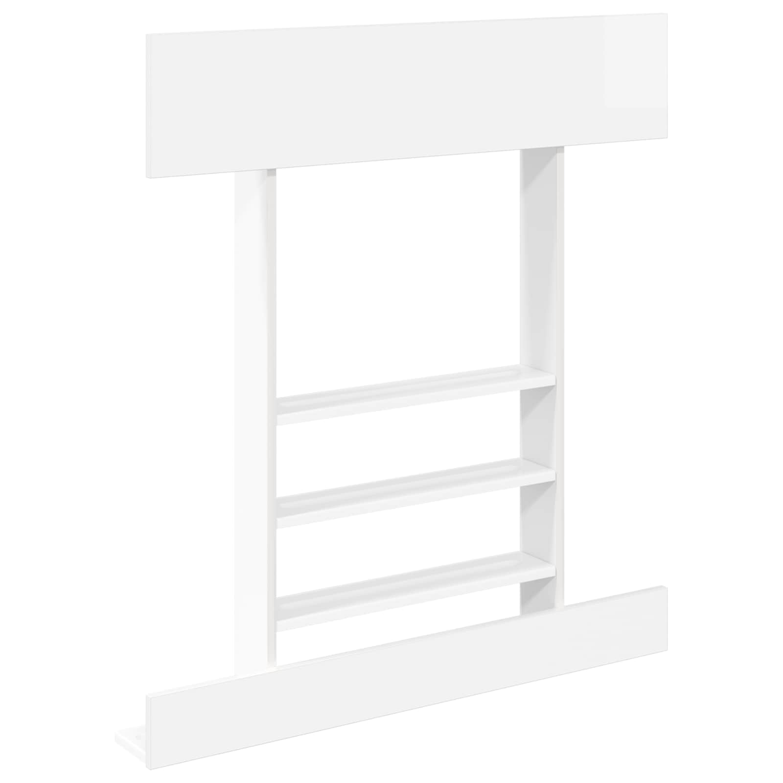 Biljartkeu standaard Bewerkt hout 93 x 12 x 103 cm Glanzend Wit