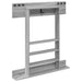 Biljartkeu standaard Bewerkt hout 93 x 12 x 103 cm Grijs Sonoma