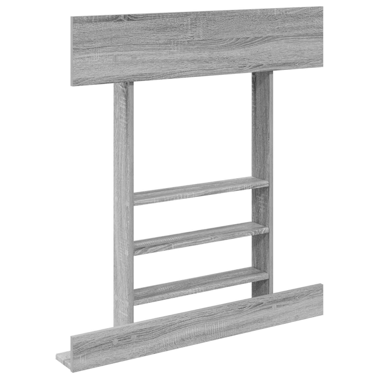 Biljartkeu standaard Bewerkt hout 93 x 12 x 103 cm Grijs Sonoma