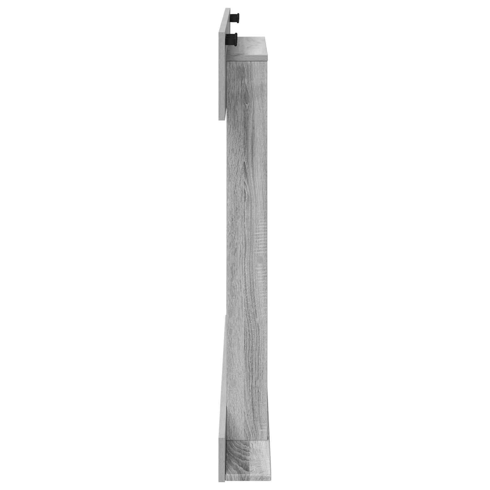 Biljartkeu standaard Bewerkt hout 93 x 12 x 103 cm Grijs Sonoma